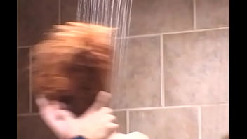 Audrey wishes she was flexible enough to hold a dildo in her teeth while she fucks herself