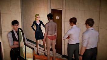 The clerk girl got fucked by all her customers