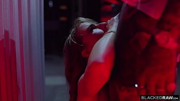 Blackedraw gorgeous redhead takes on huge cock