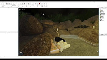 Goth slut gets fucked on roblox