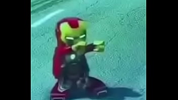 Iron man dances like a slut super hot must watch