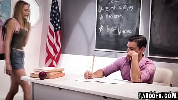 Ryan's hard cock deep in kyler's pink pussy