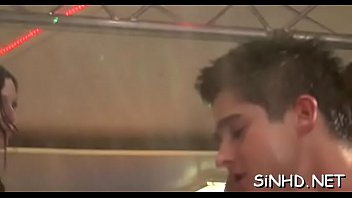 Favourable dudes receive wet gratifying from horny darlings