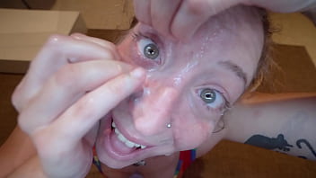 Sloppy facefuck for venom evil with cum in her eyes Sloppy facefuck for venom evil with cum in her eyes