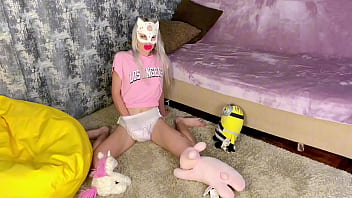 Adult baby mia mimi wet and messy playtime