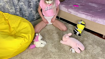 Adult baby mia mimi wet and messy playtime