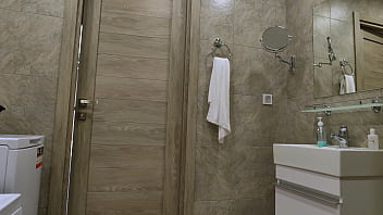 Getting a blowjob from my niece in the bathroom while her parents are in the other room