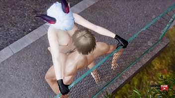 Genshin urban ganyu's street encounter hentai