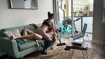 Chill sunday couch blowing and fucking olivia