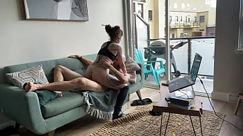 Chill sunday couch blowing and fucking olivia