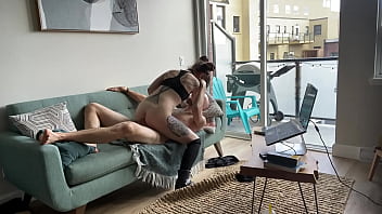 Chill sunday couch blowing and fucking olivia