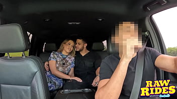 Pawg aussie milf gets fucked and has a squirting orgasm in the back seat during ride share