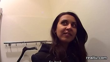 Luscious czech chick gets seduced in the supermarket and fucked in pov