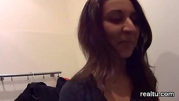 Luscious czech chick gets seduced in the supermarket and fucked in pov