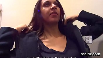 Luscious czech chick gets seduced in the supermarket and fucked in pov