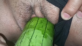 Pushed her wet panties aside and fucked her tight pussy close up