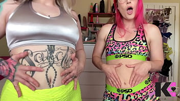 Double belly button tease fit v curvy comparison & fingering
