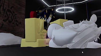 Culeando a una furrita dentro de un condito de roblox