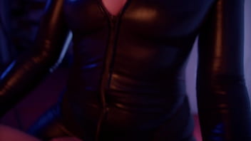 Lecherous wife pegging her boy's