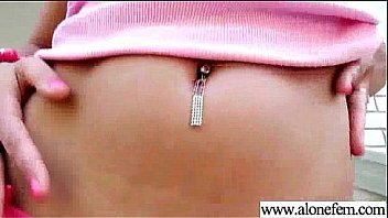 Nasty hot girl insert sex toys in holes to masturbate video 19