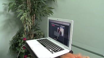 She gets on her knees and gives him a blowjob but soon he holding onto her soft ass