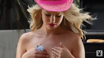 Beautiful blonde poses for you