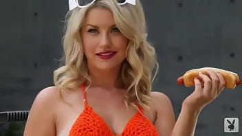 Beautiful blonde poses for you