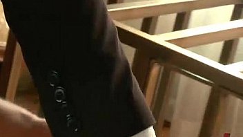 Babe gets tied up and has rough sex