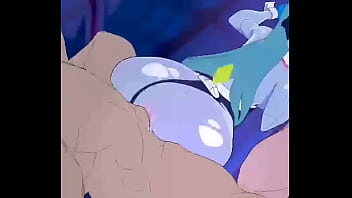 Rebecca getting fucked by two men