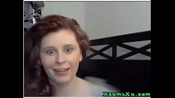 Cute busty babe on webcam