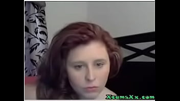 Cute busty babe on webcam