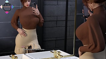 Nice bath after getting a cum on the tit