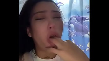 Latina teen deepthroat puke training