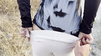 Public pissing compilation in nature travel by car pov free