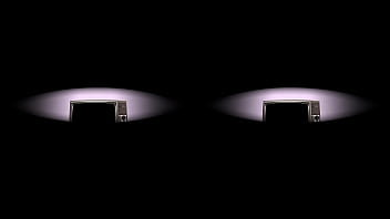 Two horny brunettes take turns fucking each other with a strap on in vr