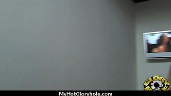 Super cute ebony at gloryhole 17