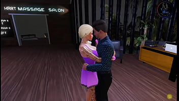 Naughty sex in massage salon