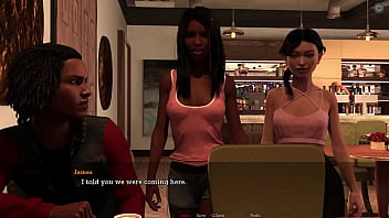 Stepsisterly lust #04 interracial college girl gives me a public handjob at a cafe