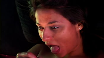 Titty tutoring newbie babe gets titfucked and facialled