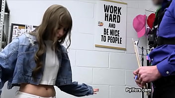 Phat booty thief pounded from behind