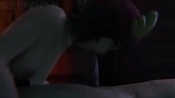 Skye rough sex by a white dude