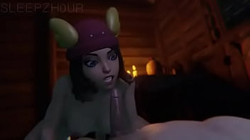 Skye rough sex by a white dude