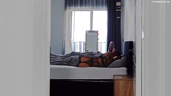 Step daughter jerks off for parents' hard sex