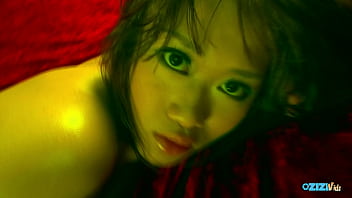 Her pubic region endures the vigorous stimulation of the sex toy till her orifice exhibits significant leakage