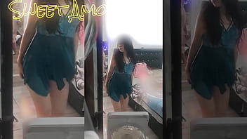 I try on sexy lingerie for you my panties don't have a part