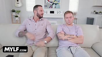 Incredible taboo group sex with gold digger wife mylf