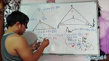 9 ángulo x matemática sexual 40 grados triángulos