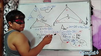 9 ángulo x matemática sexual 40 grados triángulos