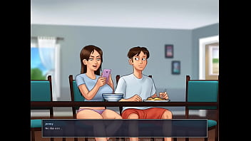 Summertime saga cap 6 mi hermanastra me chupa la polla y me follo su delicioso coño