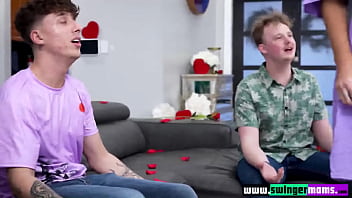 Sloppy valentine’s day mom swap